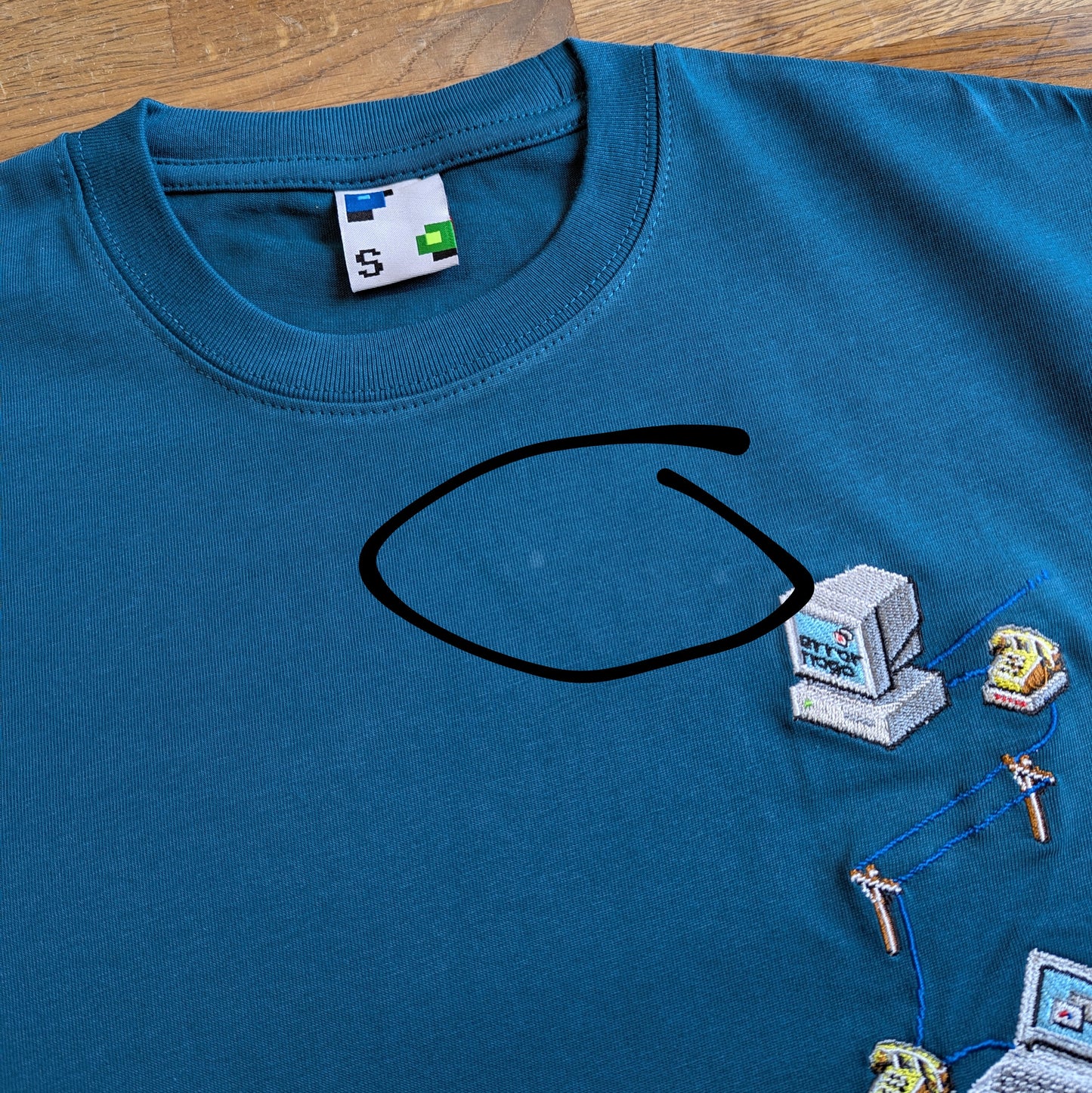 T-shirt commuté