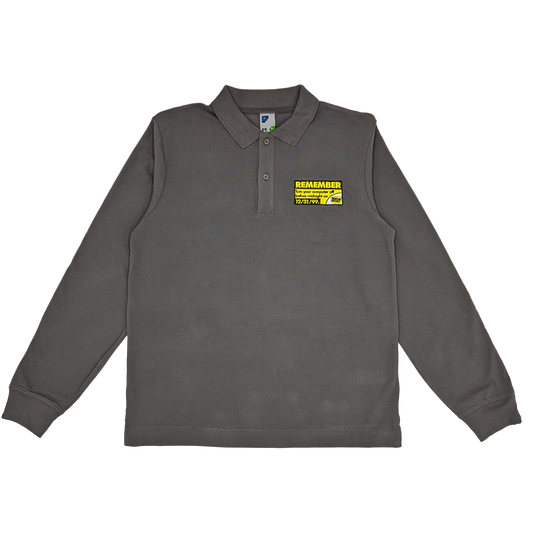 Y2K Bug Polo Long Sleeve