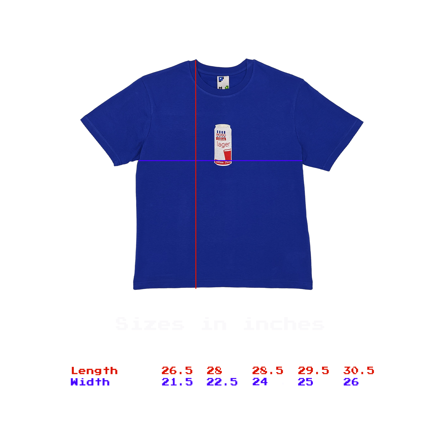 Own Brand Can Blue Tee