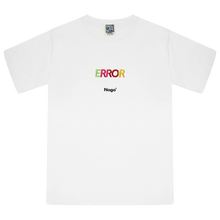 Load image into Gallery viewer, Full shot of the error color t shirt in white
