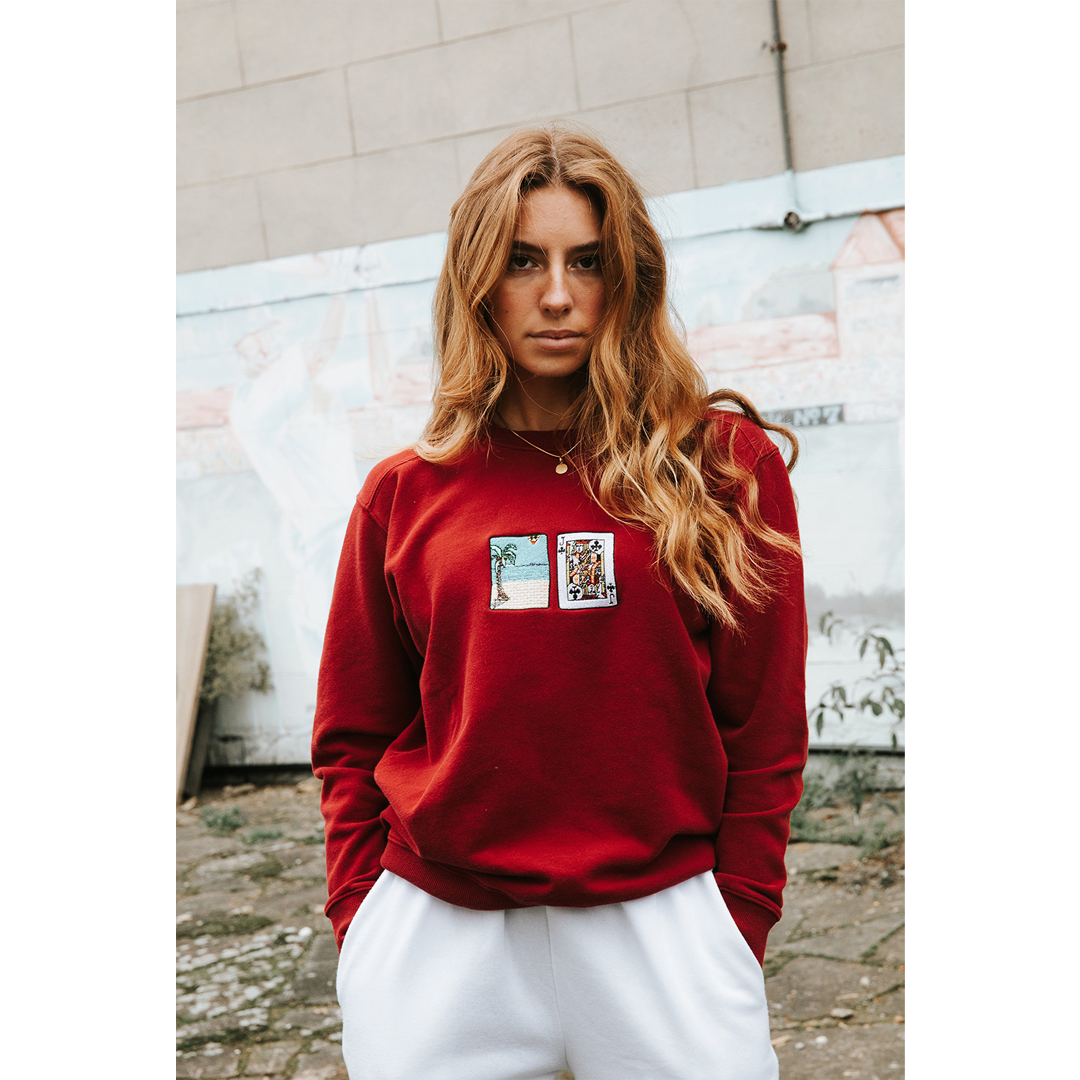 Solitaire Palm Crewneck