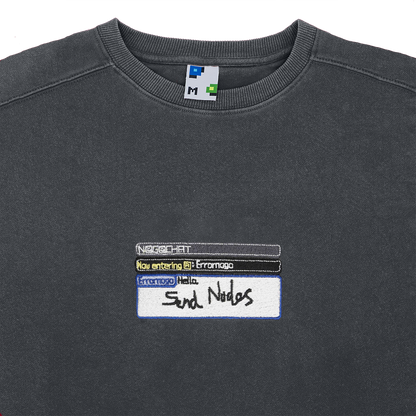 Pictochat Crewneck - Send Nudes